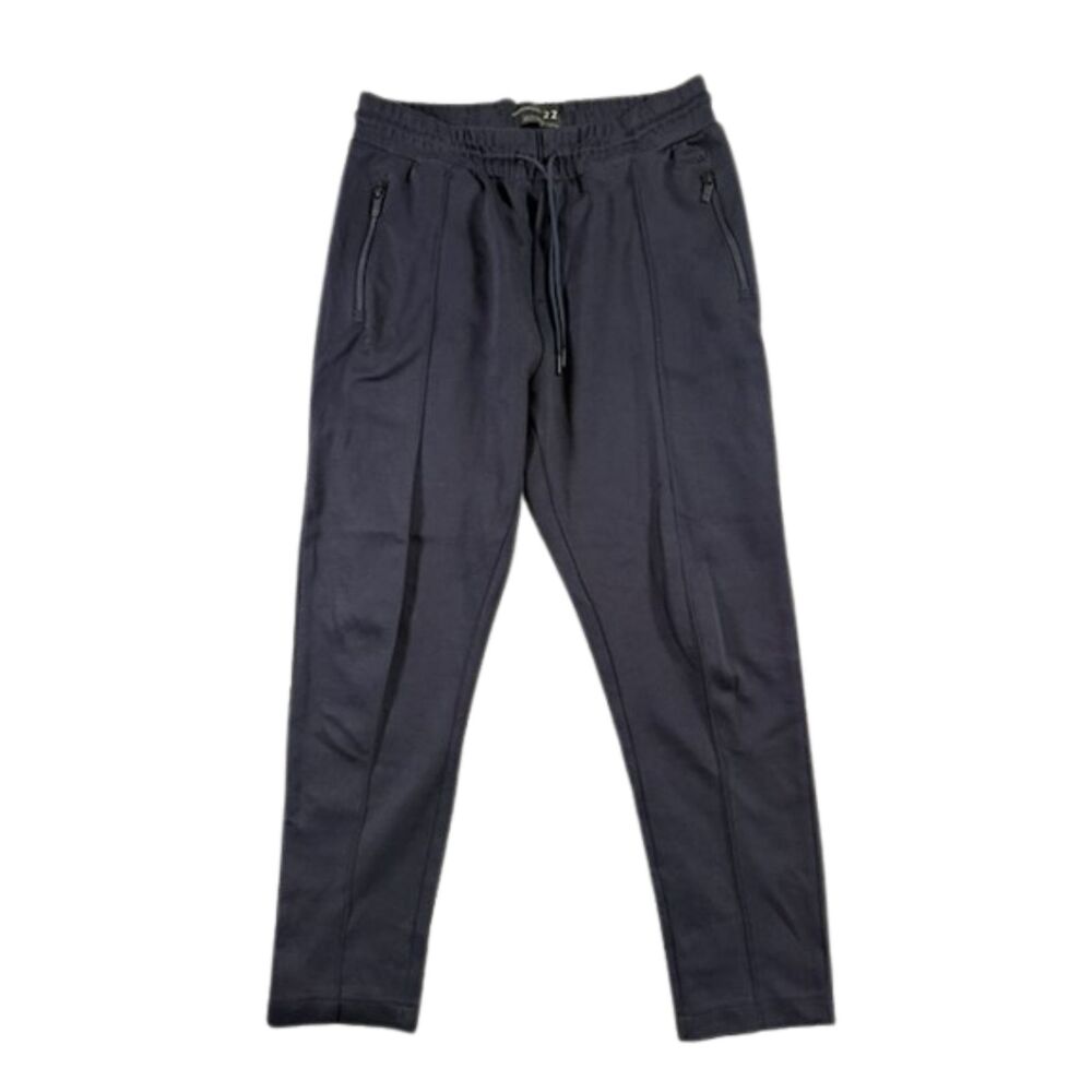 Scotch & Soda Women’s Medium Navy Pull On Pants Tapered Zip Pockets Stretch